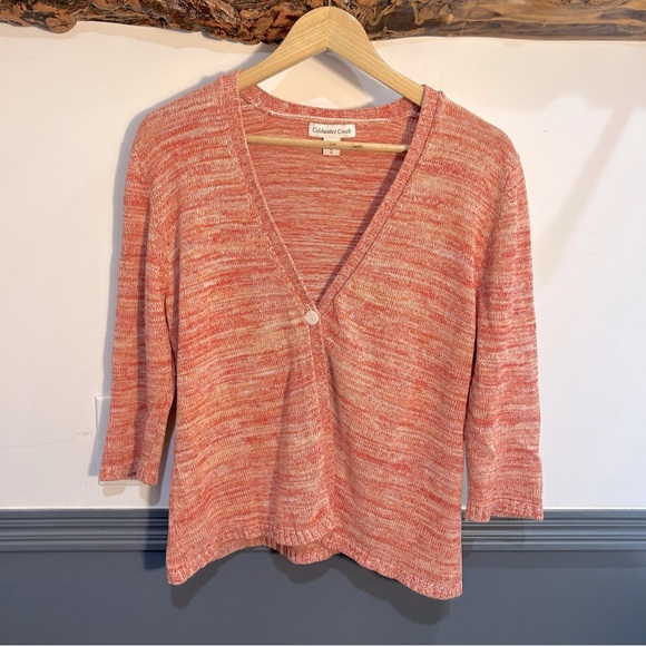 Coldwater Creek 3/4 Sleeve Cardigan in Pink XL - Picture 1 of 12